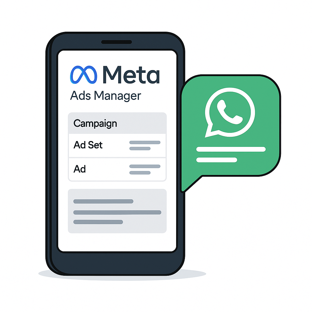 How to create Meta campaigns with 'send message to WhatsApp' CTA and why it outperforms web forms
